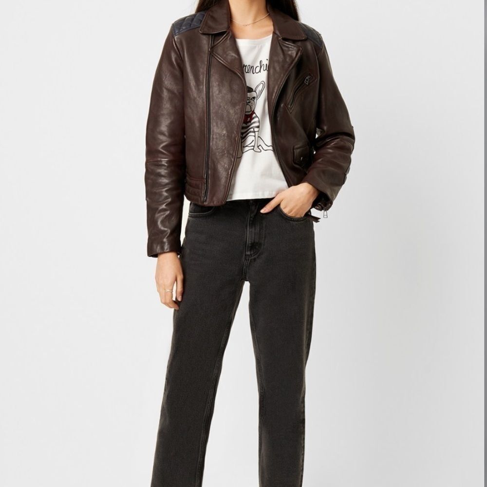 French Connection leather jacket - Picture 5 of 6